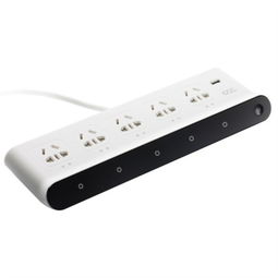 實(shí)智P1白色智能插排 辦公與家電的理想配件